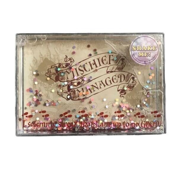 Harry Potter Mischief Managed snow globe 3D shake photo picture frame HP - Picture 1 of 6